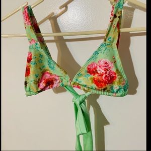 Silk bathing suit top